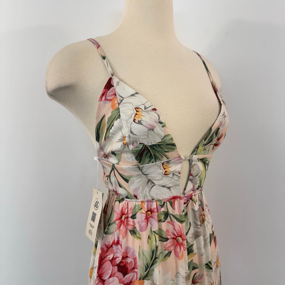 Maaji Spring Garden Eva Long Maxi Dress Floral Botanical Tropical M NWT - Picture 6 of 13